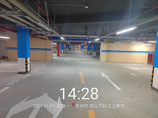 蘇州昆山飛揚(yáng)車位劃線項目順利交付